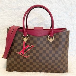 (SOLD) Louis Vuitton Riverside Damier Ebene Lie De Vin
